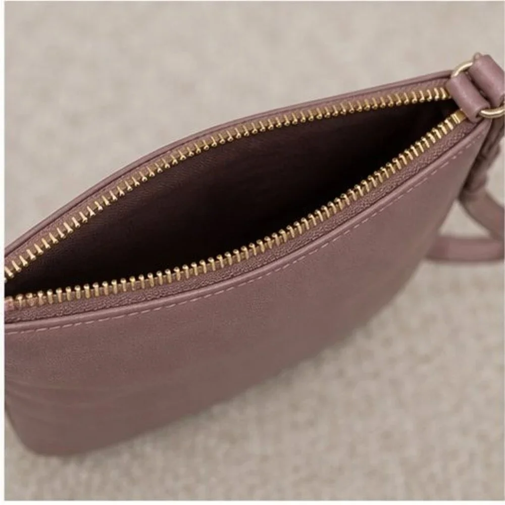 Camel Suede Crossbody Bag